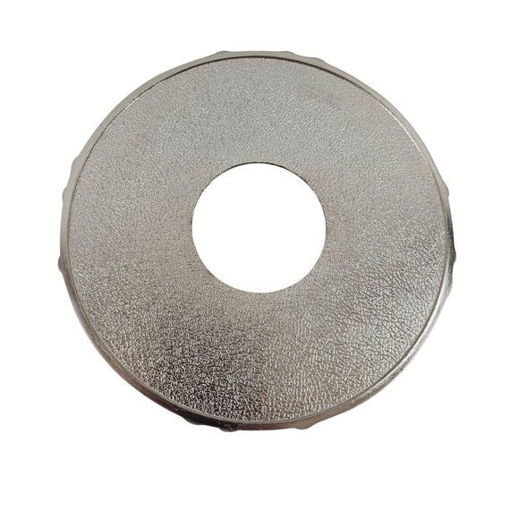 International Silver Holiday Reindeer Tree Pillar Holder 6.25 in Brushed Silver - Picture 8 of 10